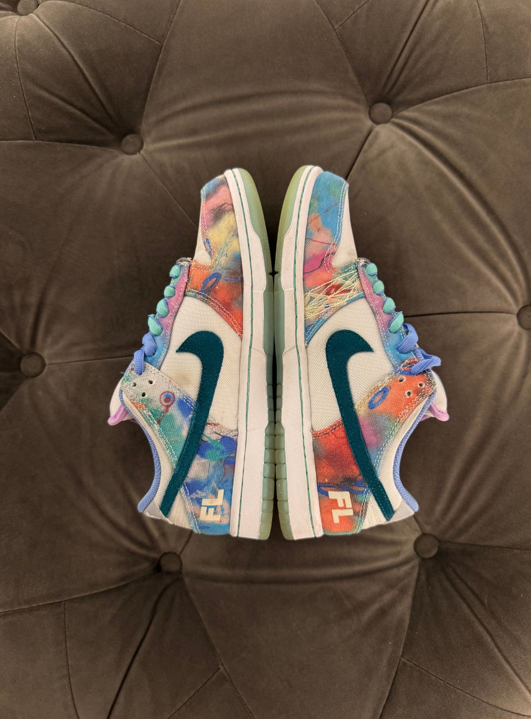 Nike SB Dunk Low Futura Laboratories Bleached Aqua - Sneakers Usate | ResellZone