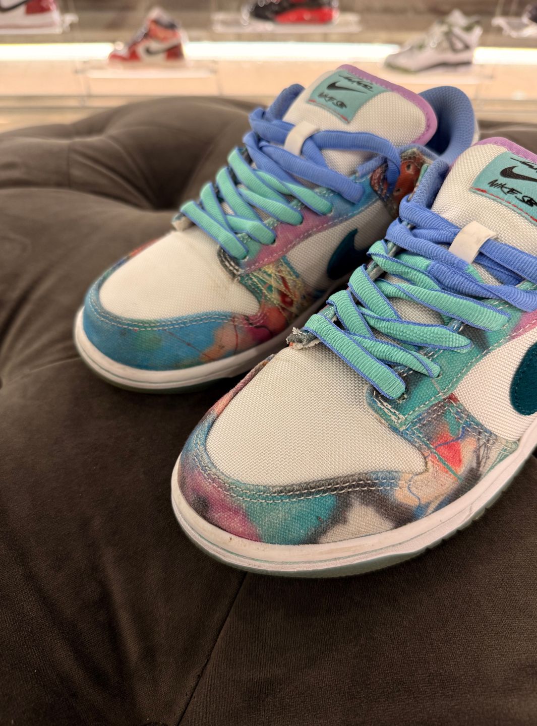 Nike SB Dunk Low Futura Laboratories Bleached Aqua - Sneakers Usate | ResellZone