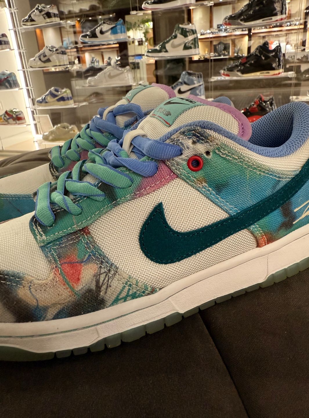 Nike SB Dunk Low Futura Laboratories Bleached Aqua - Sneakers Usate | ResellZone