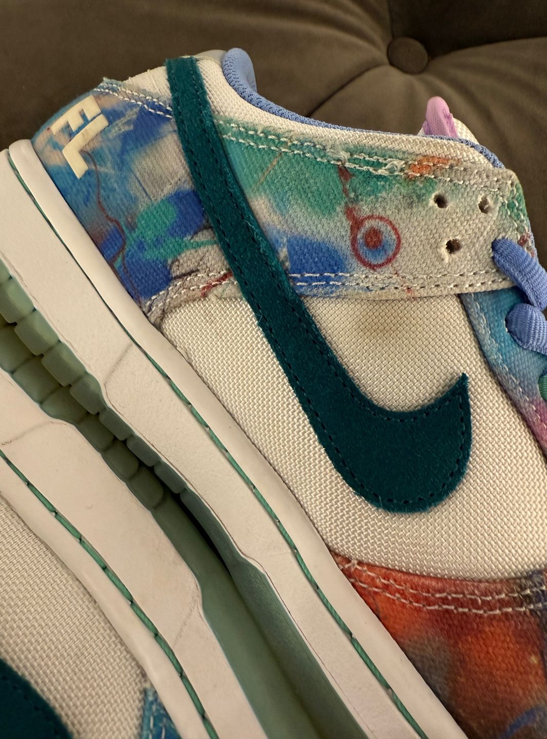 Nike SB Dunk Low Futura Laboratories Bleached Aqua - Sneakers Usate | ResellZone