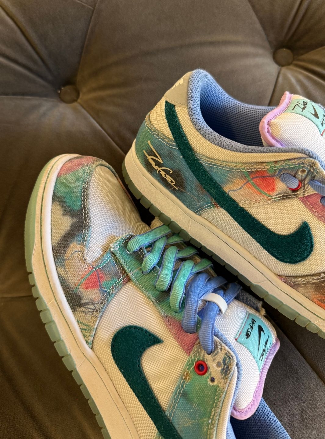 Nike SB Dunk Low Futura Laboratories Bleached Aqua - Sneakers Usate | ResellZone
