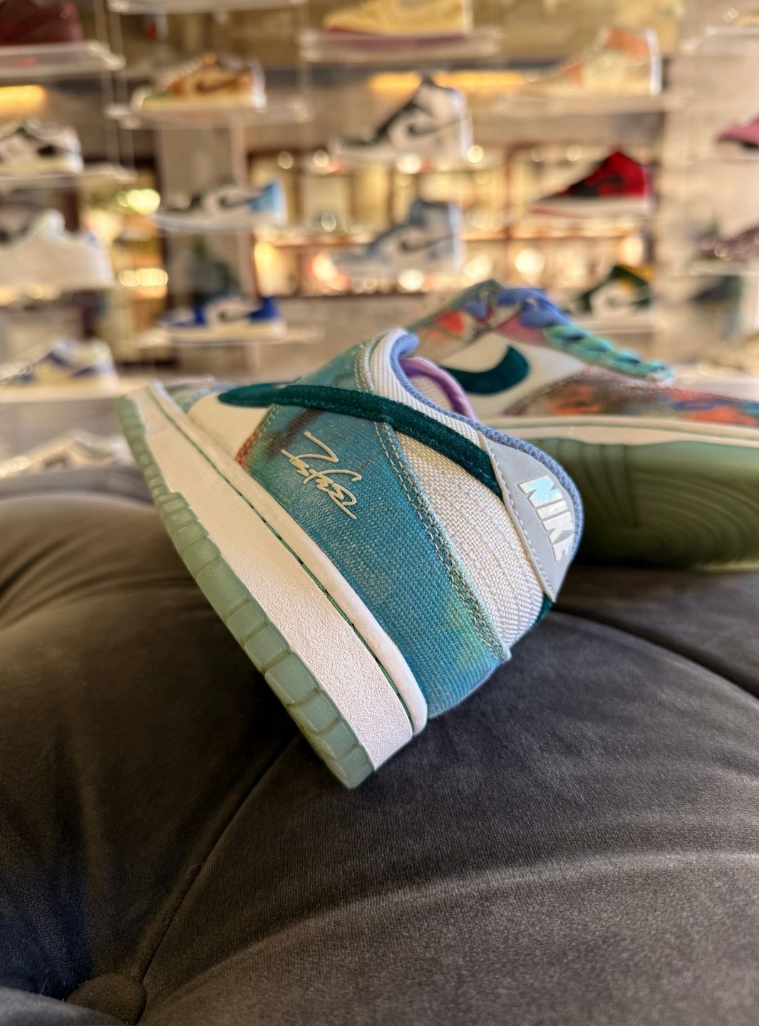 Nike SB Dunk Low Futura Laboratories Bleached Aqua - Sneakers Usate | ResellZone