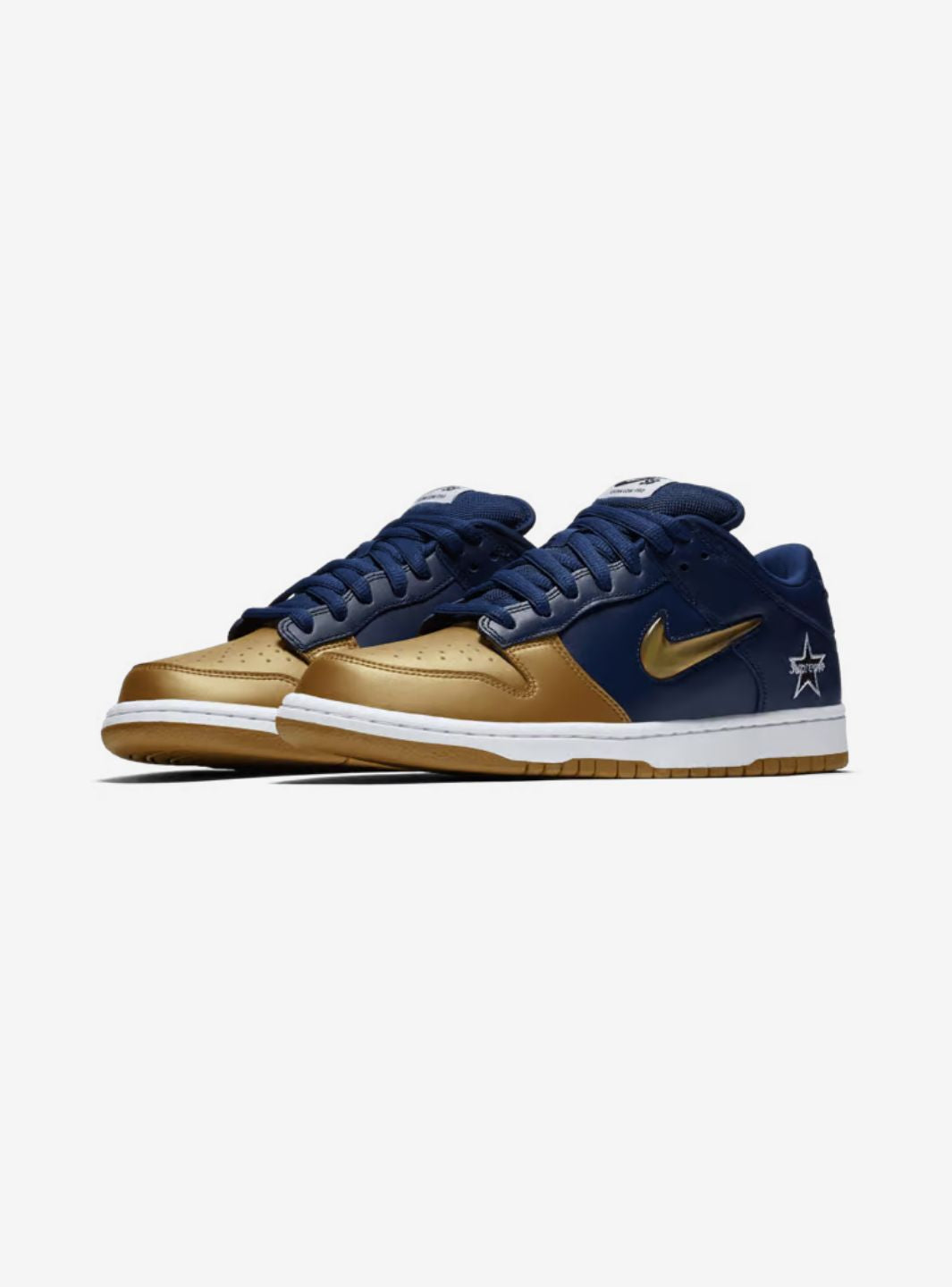 Nike SB Dunk Low Supreme Jewel Swoosh Gold - CK3480-700 | ResellZone