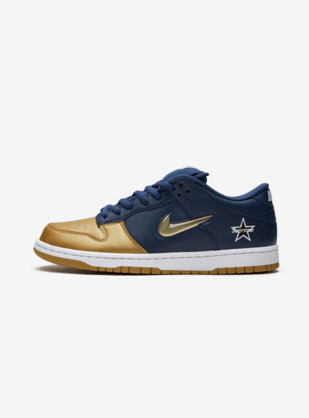 Nike SB Dunk Low Supreme Jewel Swoosh Gold - CK3480-700 | ResellZone