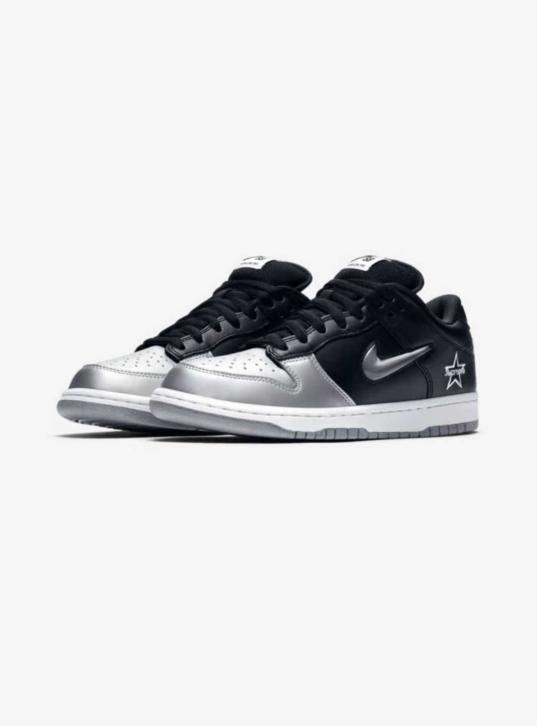 Nike SB Dunk Low Supreme Jewel Swoosh Silver - CK3480-001 | ResellZone