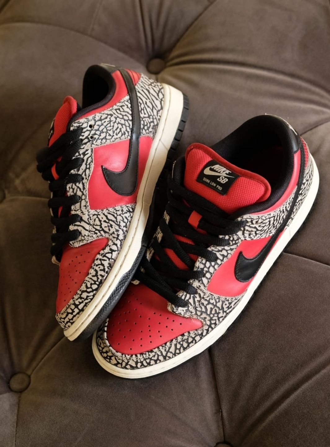 Nike SB Dunk Low Supreme Red Cement (2012) - 313170-600 | ResellZone