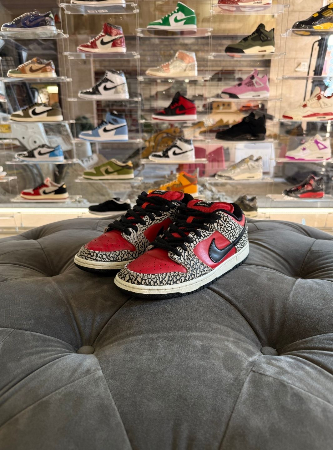 Nike SB Dunk Low Supreme Red Cement (2012) - Sneakers Usate | ResellZone