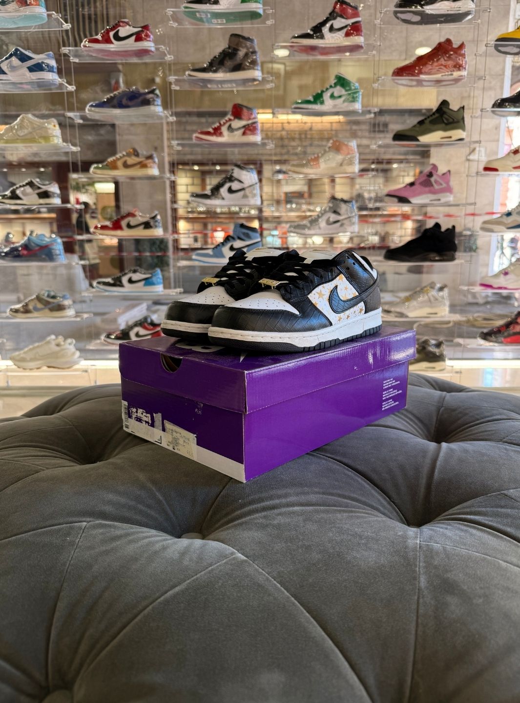 Nike SB Dunk Low Supreme Stars Black (2021) - Sneakers Usate | ResellZone