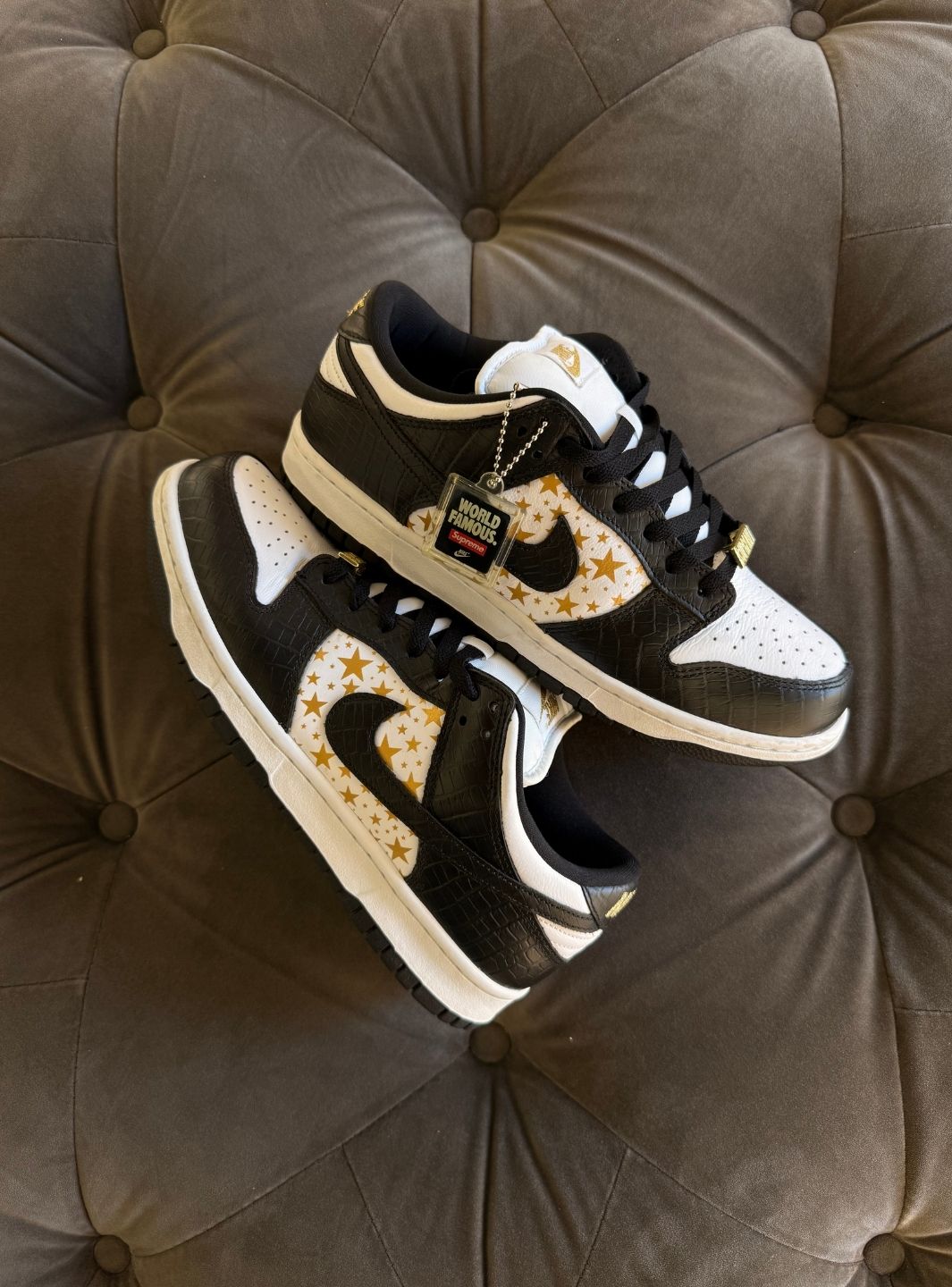 Nike SB Dunk Low Supreme Stars Black (2021) - Sneakers Usate | ResellZone