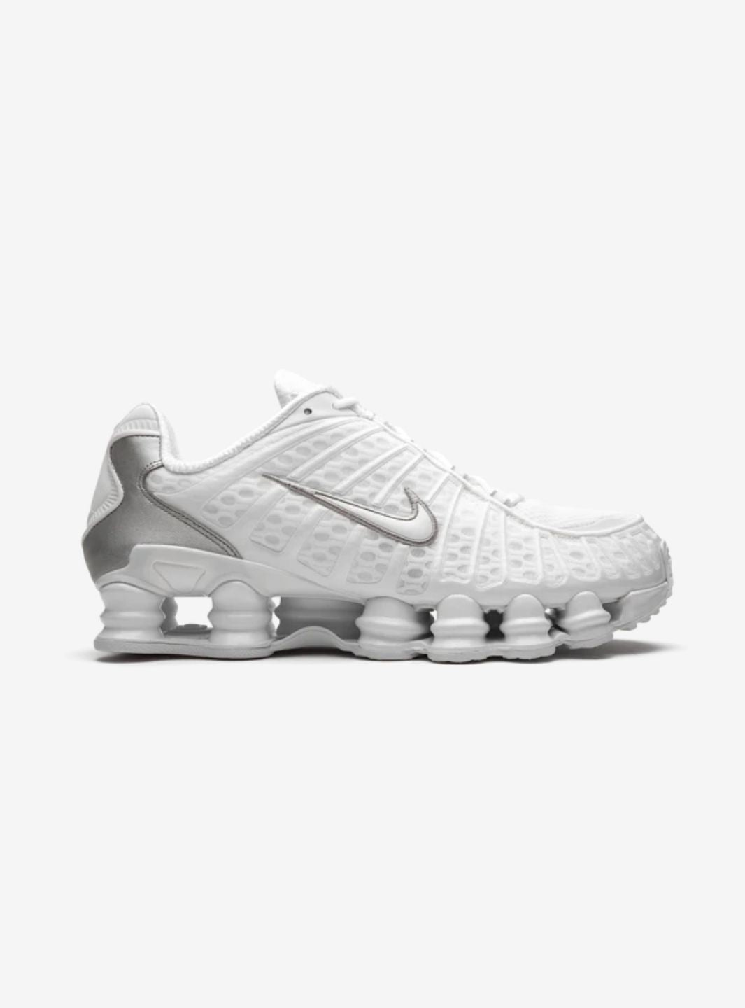 Nike Shox TL White Metallic Silver - AV3595-100 | ResellZone