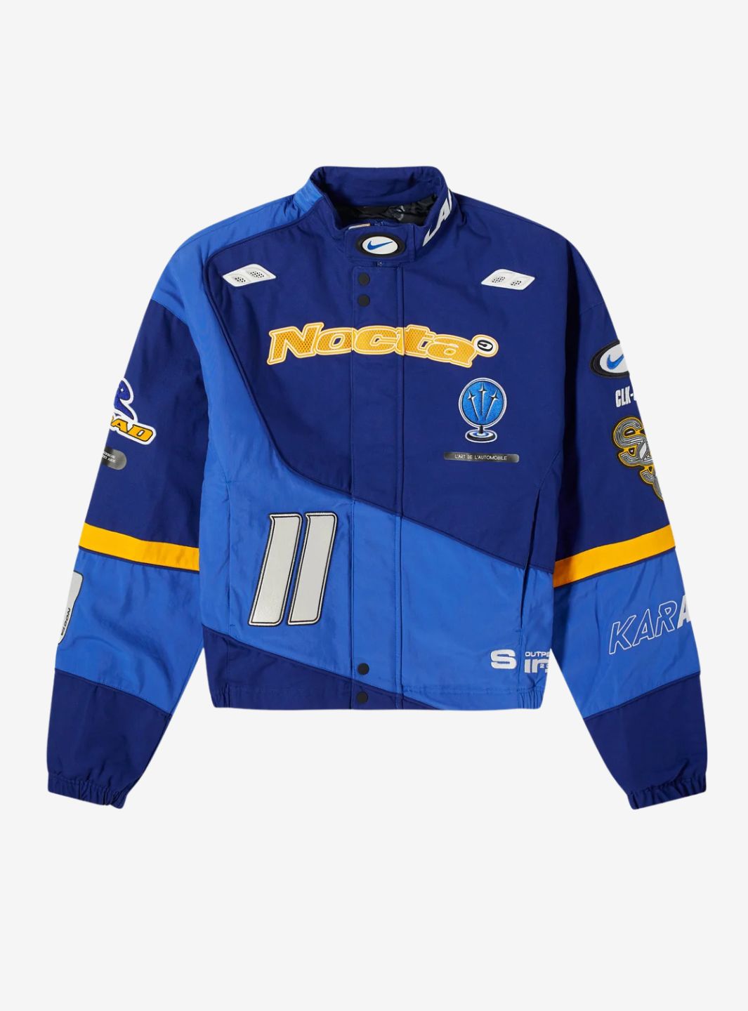 Nike x NOCTA L'Art Racing Jacket Deep Royal Blue/Racer Blue/Phantom | ResellZone