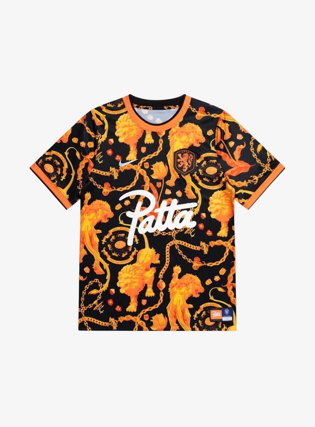 Nike x Patta x Netherlands KNVB Pre Match Jersey Orange | ResellZone