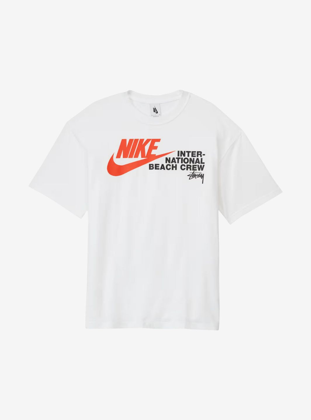 Nike x Stussy International Beach Crew T-Shirt White | ResellZone