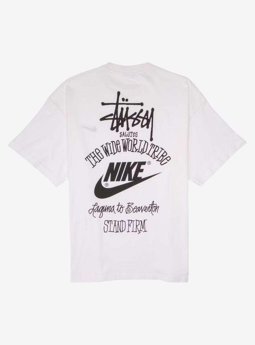 Nike x Stussy The Wide World Tribe T-Shirt White | ResellZone