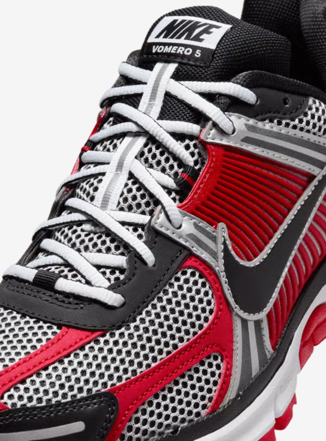 Nike Zoom Vomero 5 Metallic Silver University Red - HV0926-095 | ResellZone