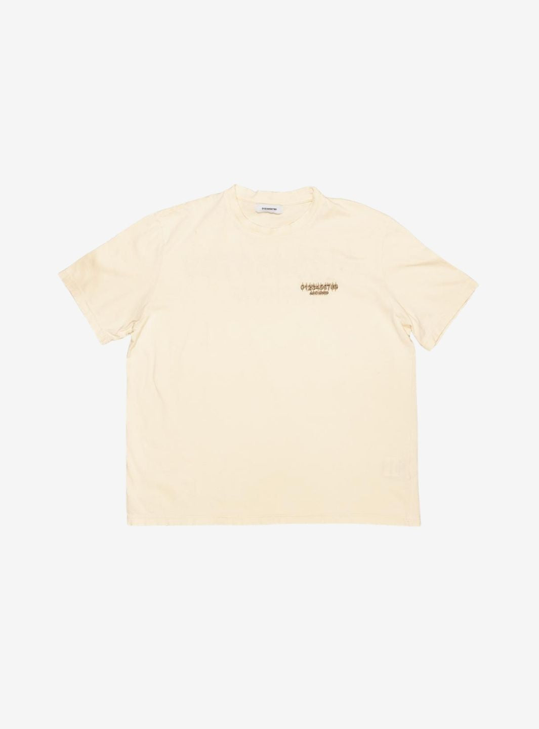 Numeri Archivio Heavy T-Shirt Cream | ResellZone