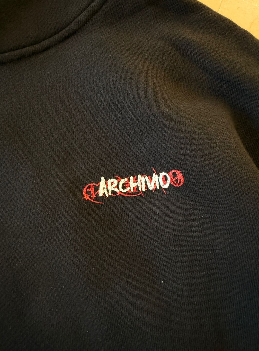 Numeri Archivio Hooded Sweatshirt Black Red | ResellZone