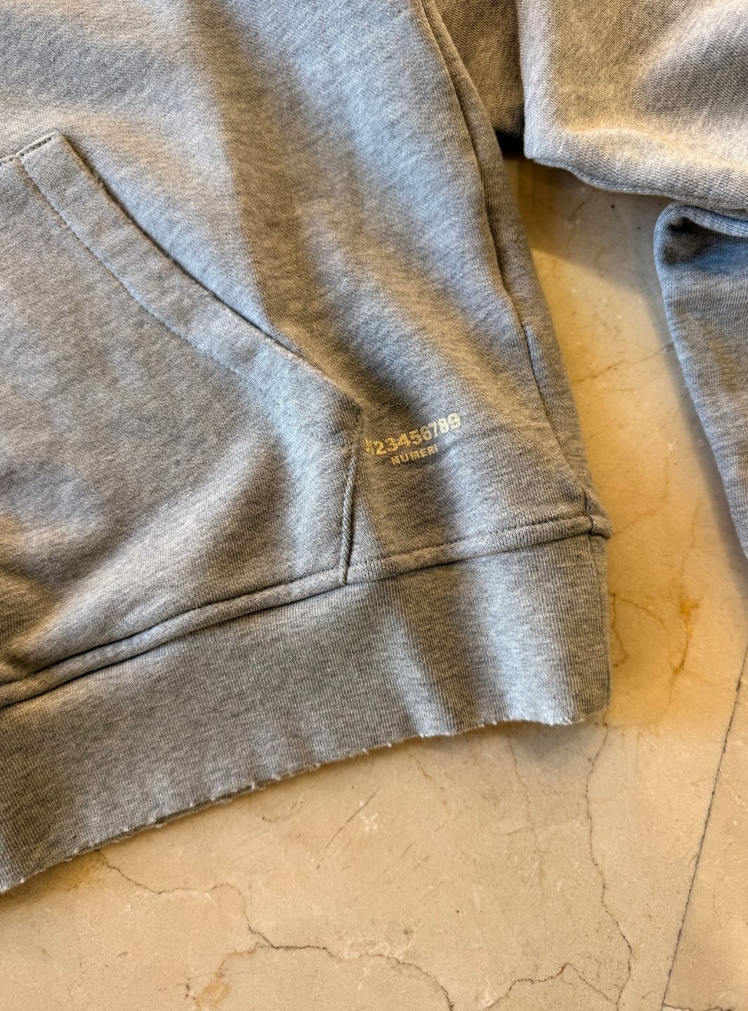 Numeri Archivio Hooded Sweatshirt Grey Melange Camo | ResellZone