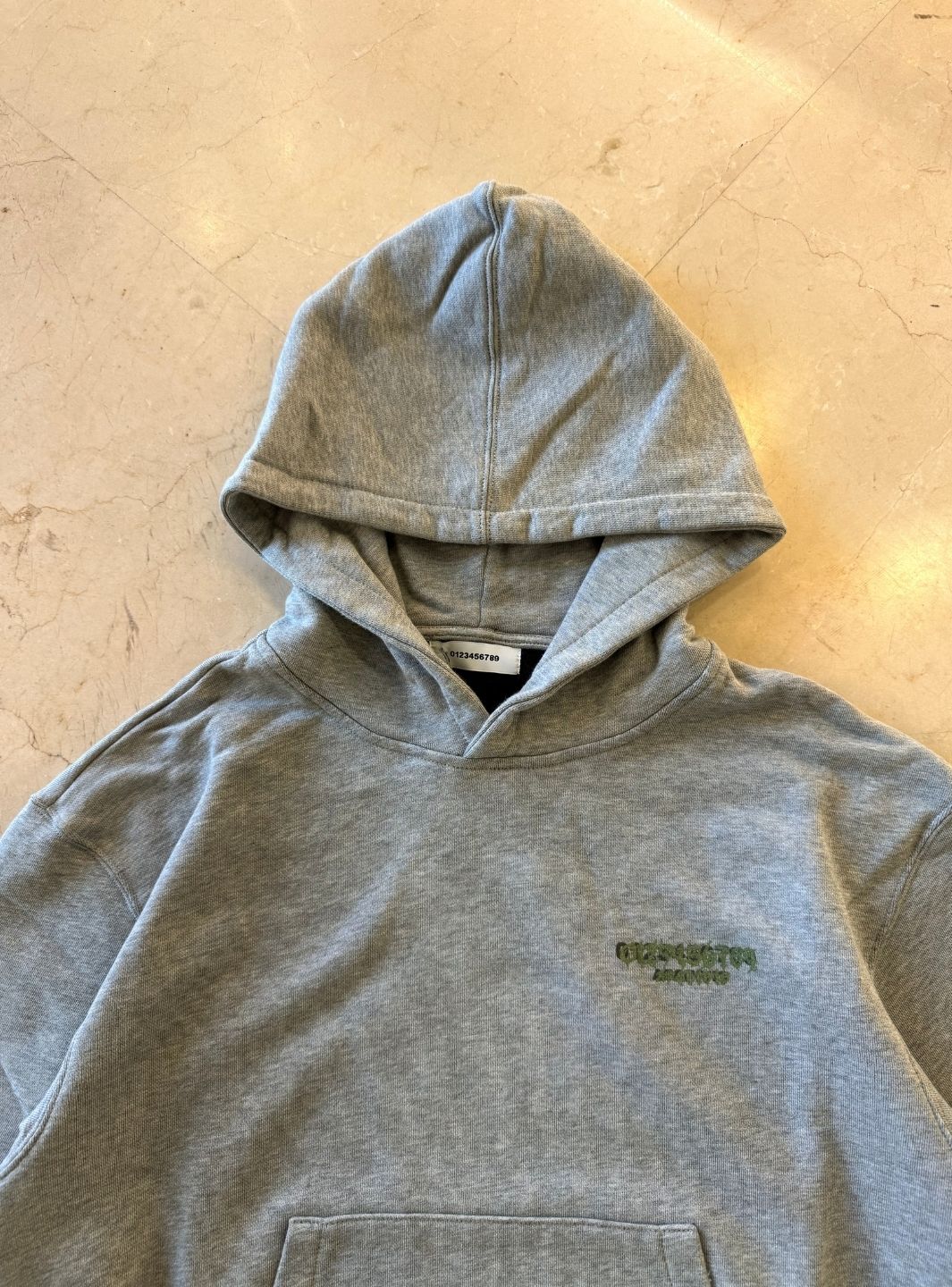 Numeri Archivio Hooded Sweatshirt Grey Melange Camo | ResellZone