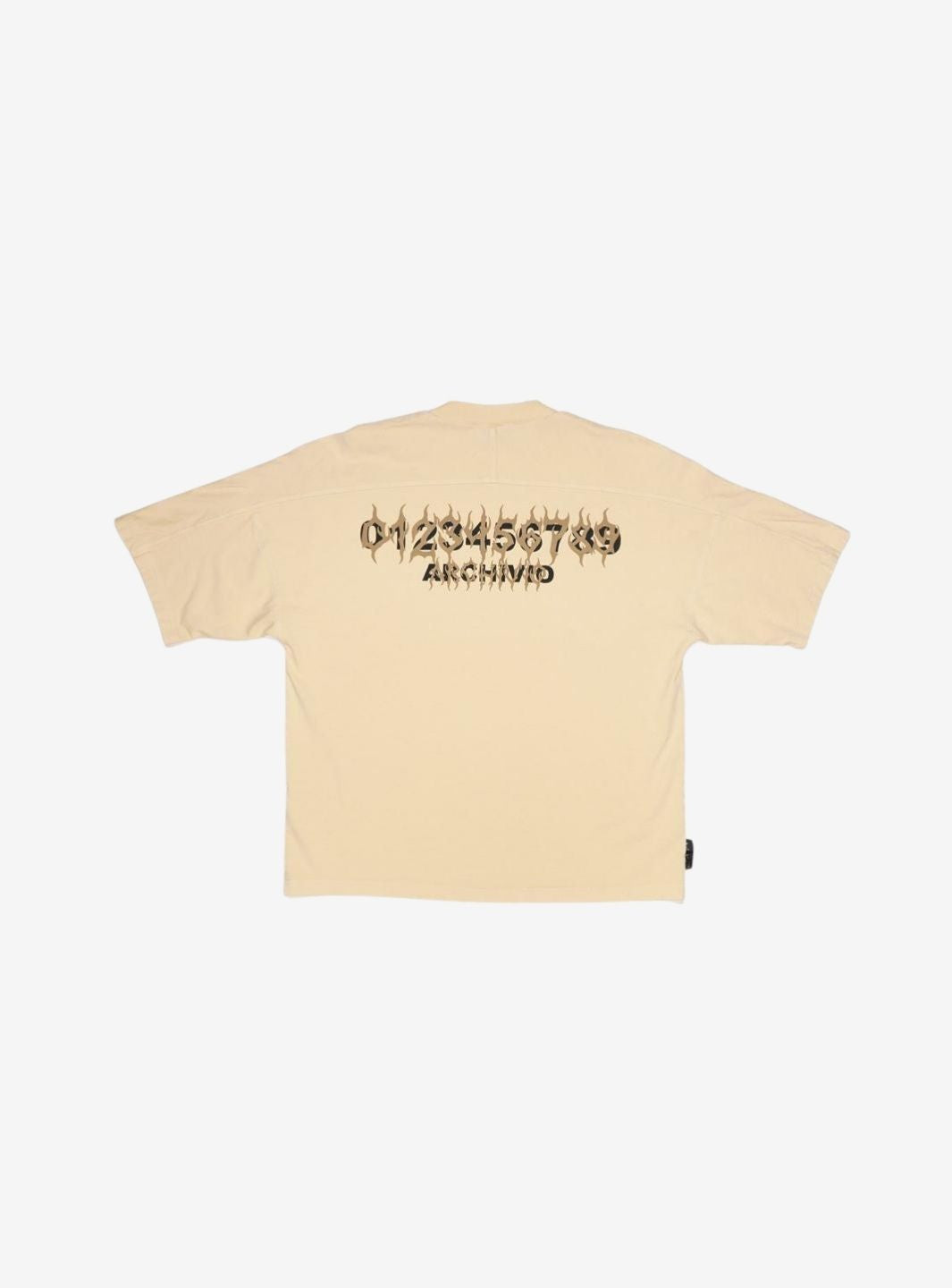 Numeri Archivio Oversize Light T-Shirt Cream | ResellZone