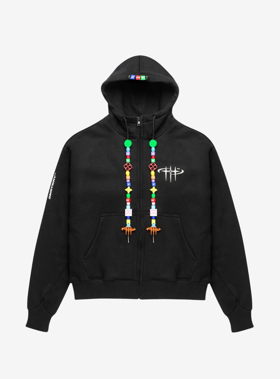 On My Way Hope Zip Hoodie Black | ResellZone