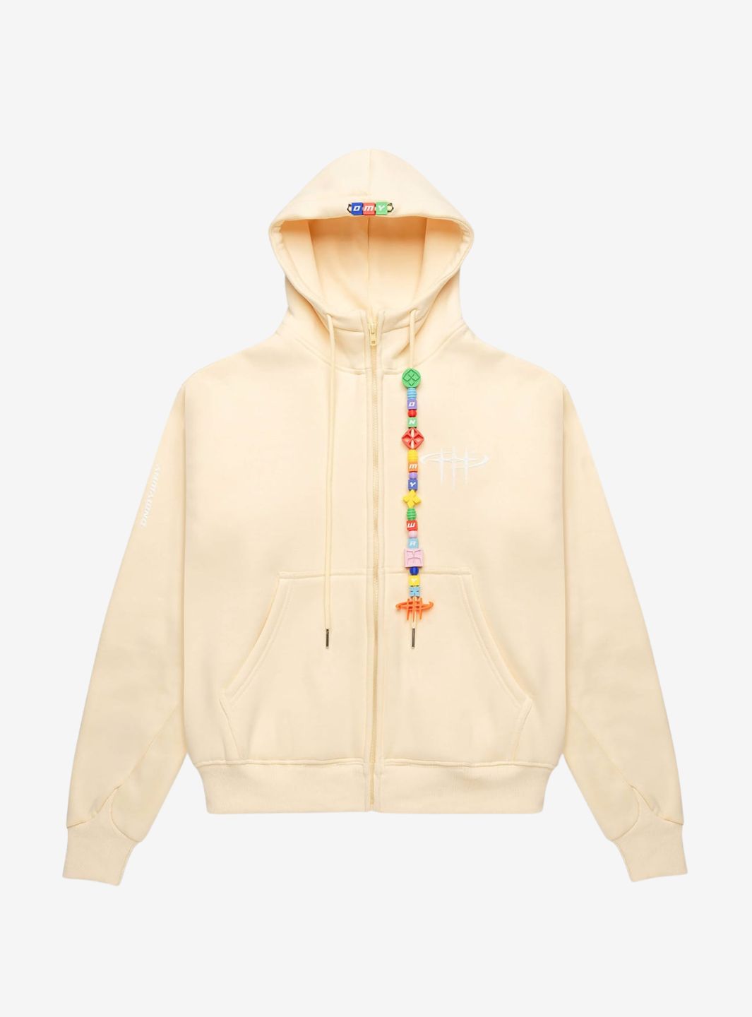 On My Way Hope Zip Hoodie Cream | ResellZone