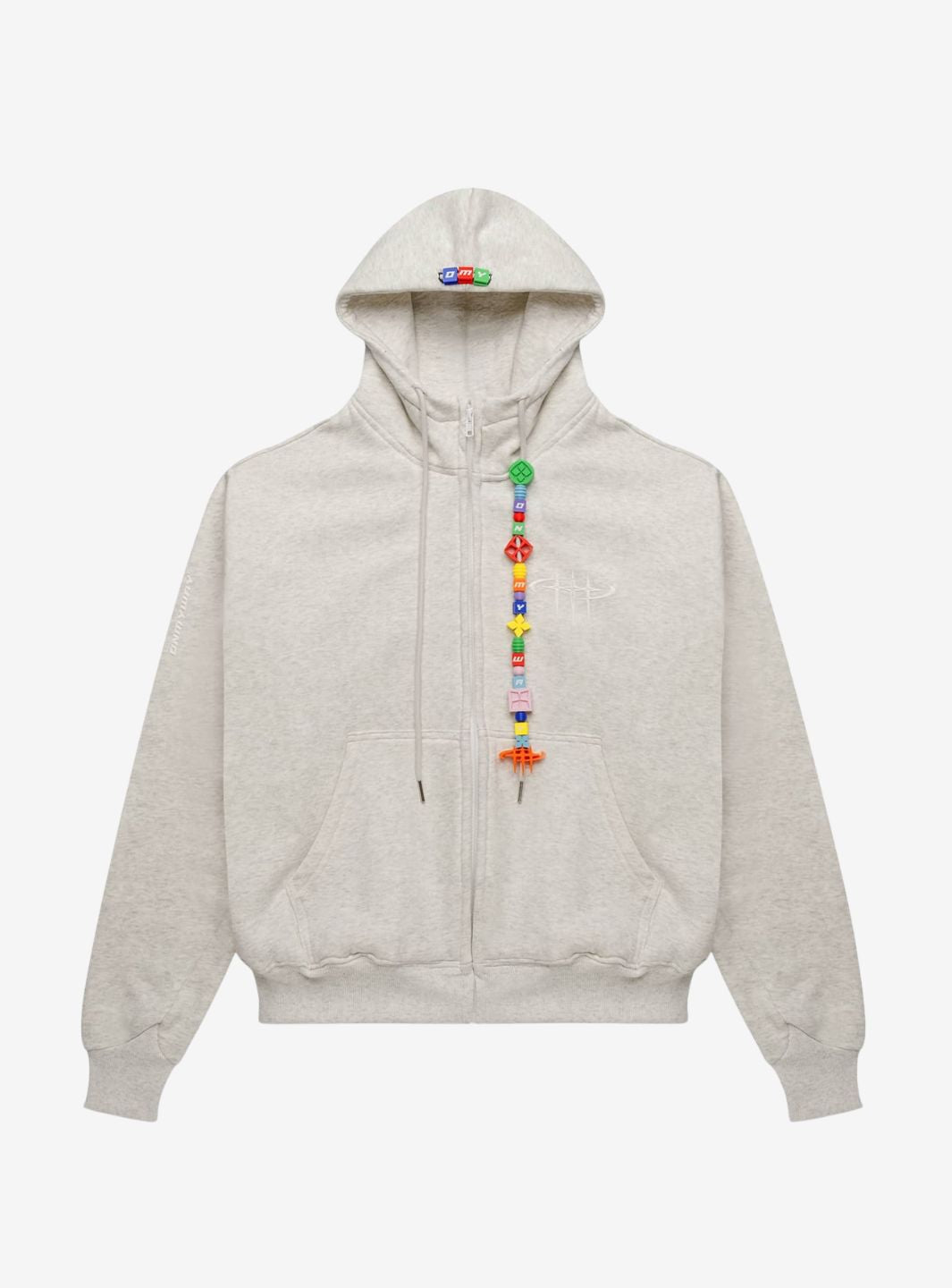 On My Way Hope Zip Hoodie Grey | ResellZone