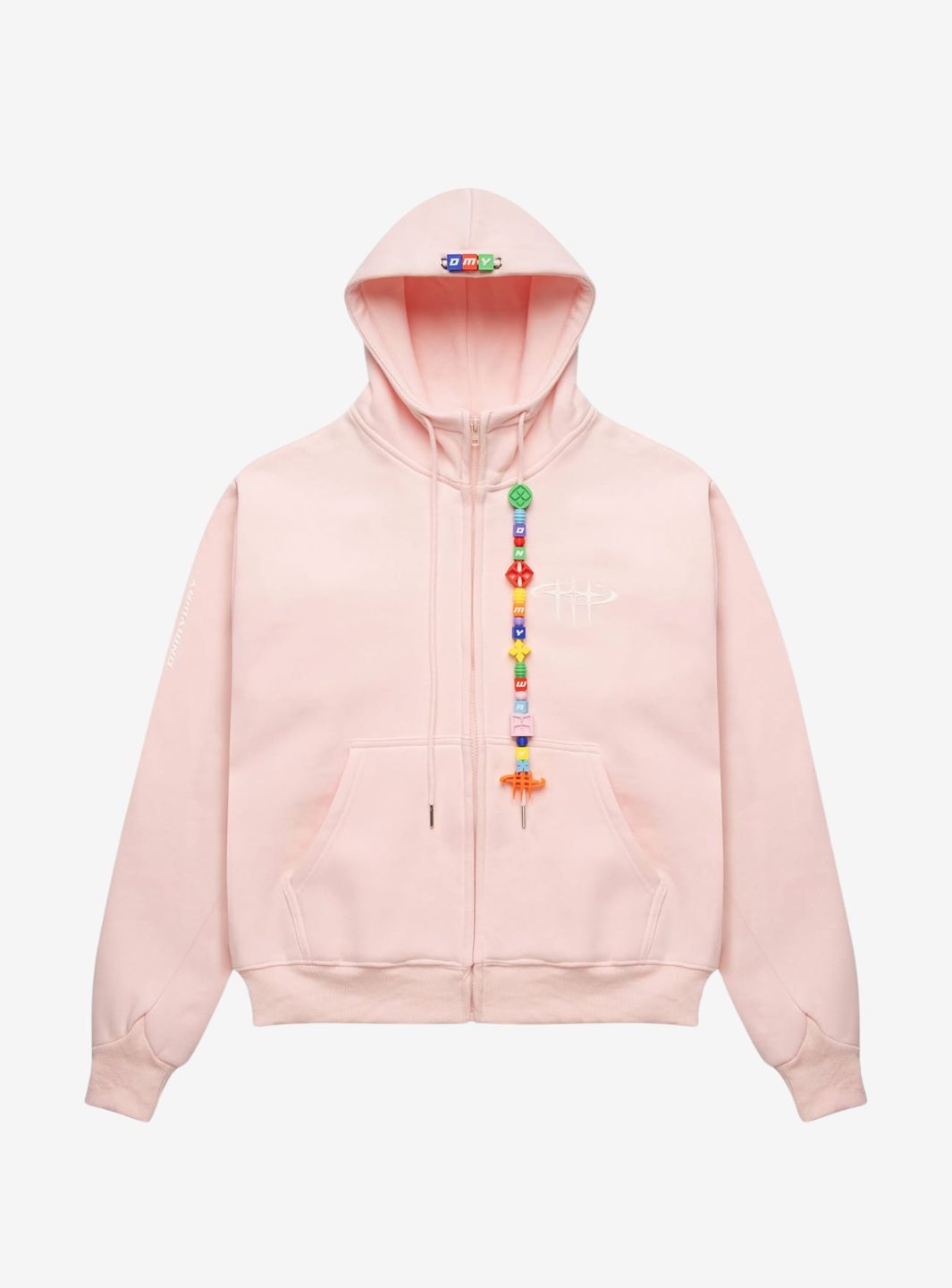 On My Way Hope Zip Hoodie Pink | ResellZone