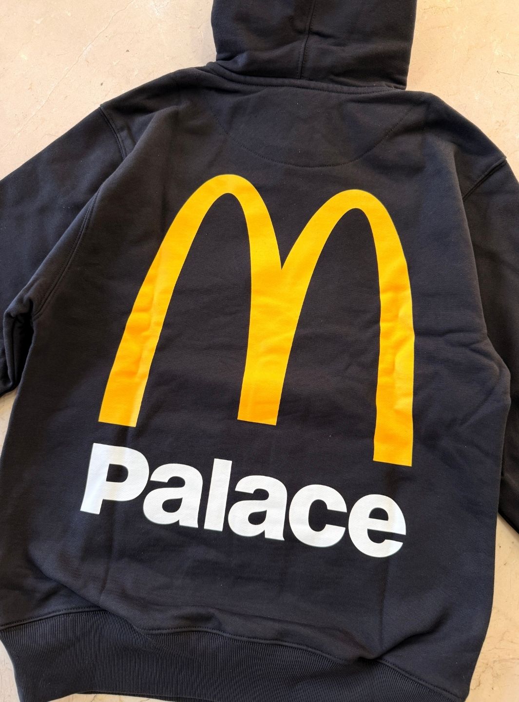 Palace x McDonald's Logo Hood Black | ResellZone