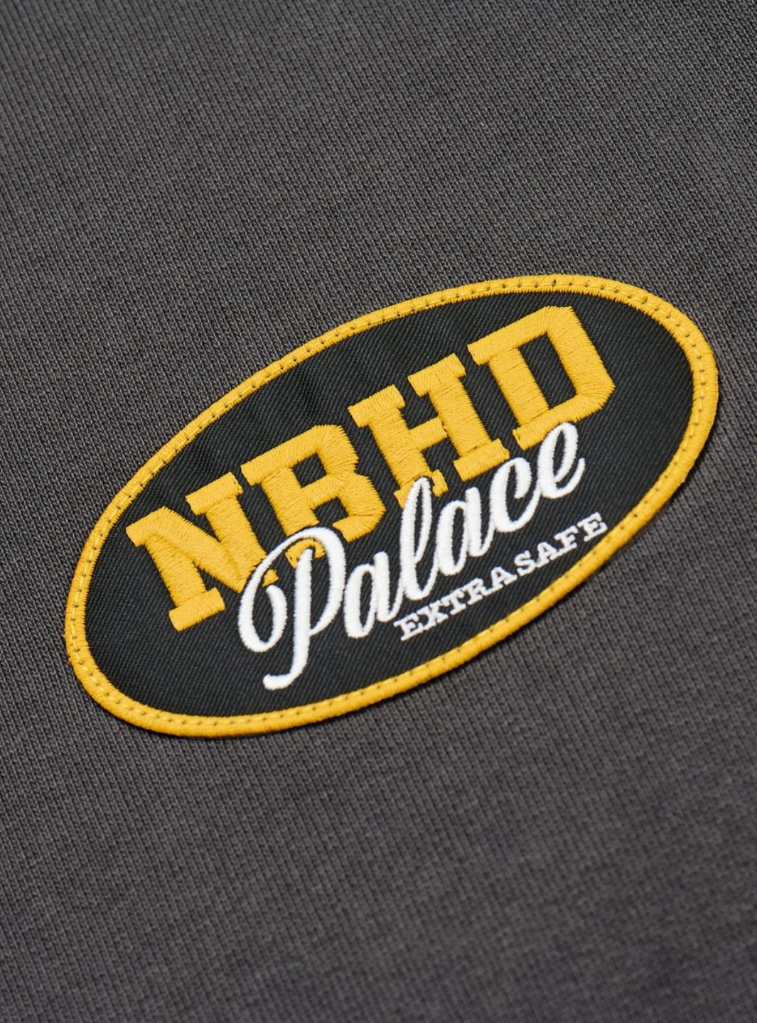 Palace x Neighborhood Skull Zip Hoodie Charcoal | ResellZone