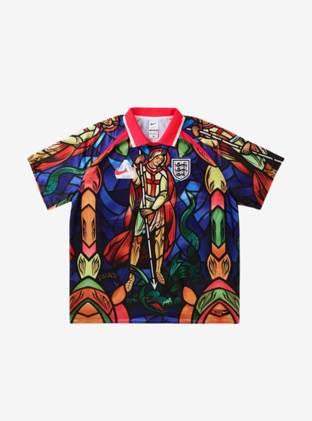 Palace x Nike England Dri-FIT Football Jersey Bright Crimson