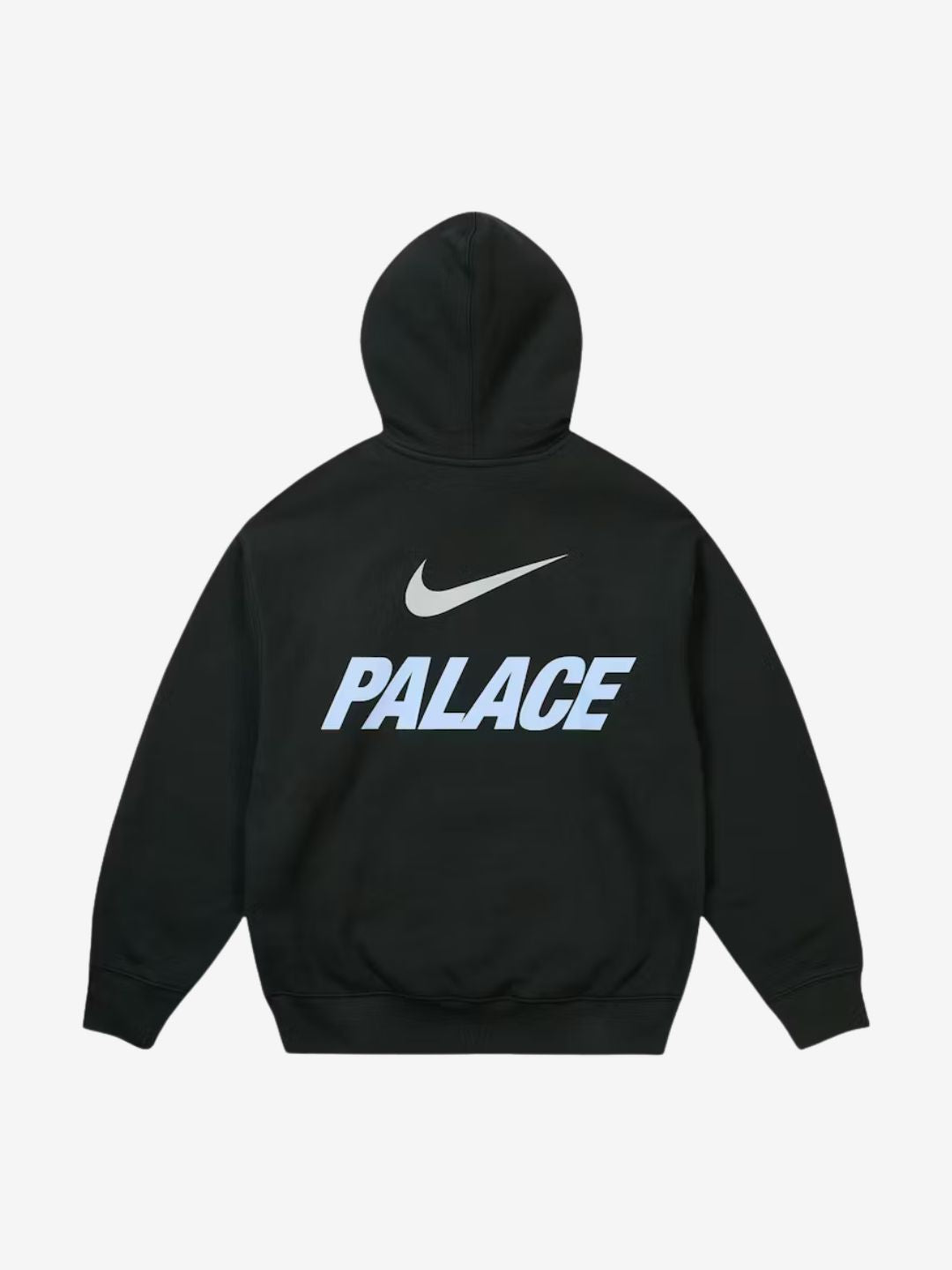 Palace x Nike Font Swoosh Hoodie Black | ResellZone