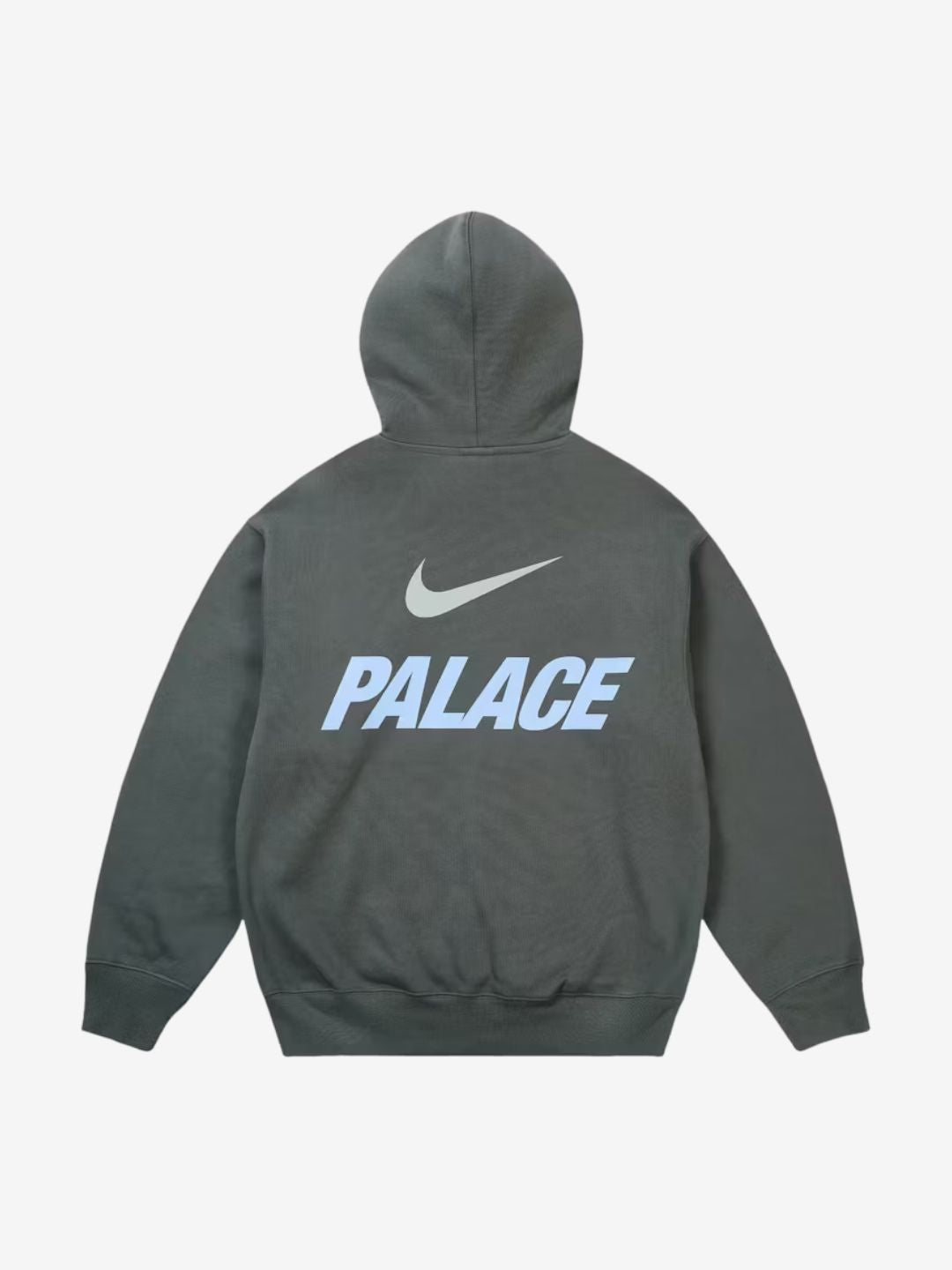 Palace x Nike Font Swoosh Hoodie Charcoal | ResellZone