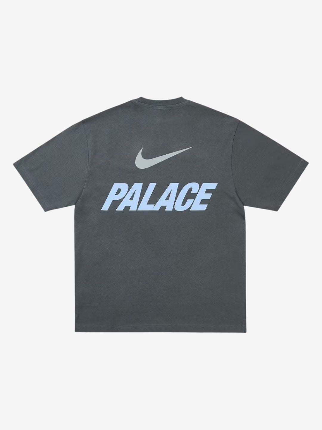 Palace x Nike Font Swoosh T-Shirt Charcoal | ResellZone