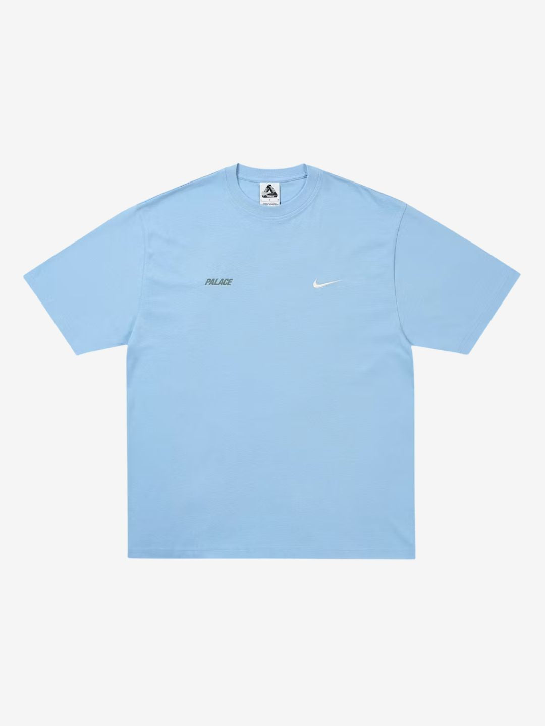 Palace x Nike Font Swoosh T-Shirt Sky Blue | ResellZone