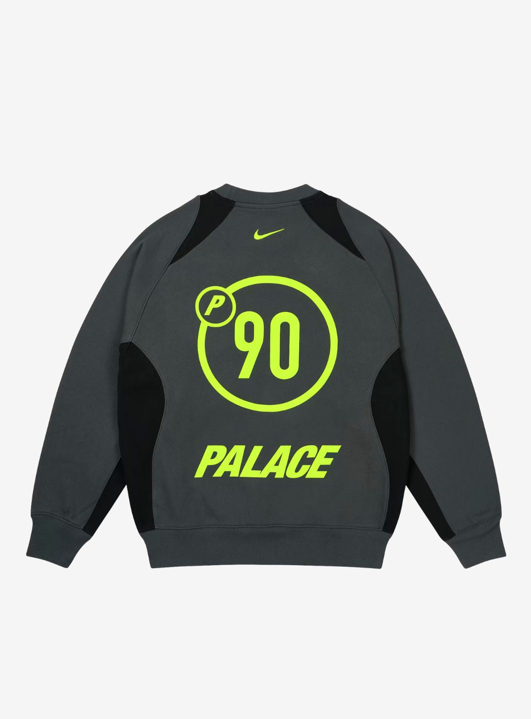 Palace x Nike Total P90 Crew Grey | ResellZone