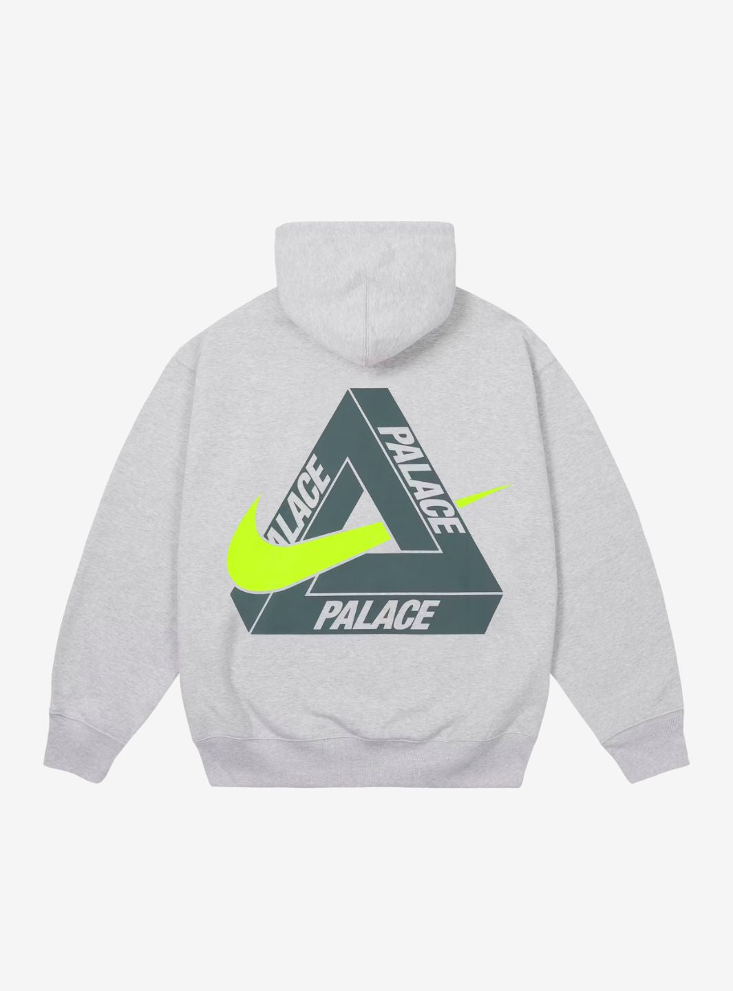 Palace x Nike Tri Swoosh Hood Grey Marl | ResellZone