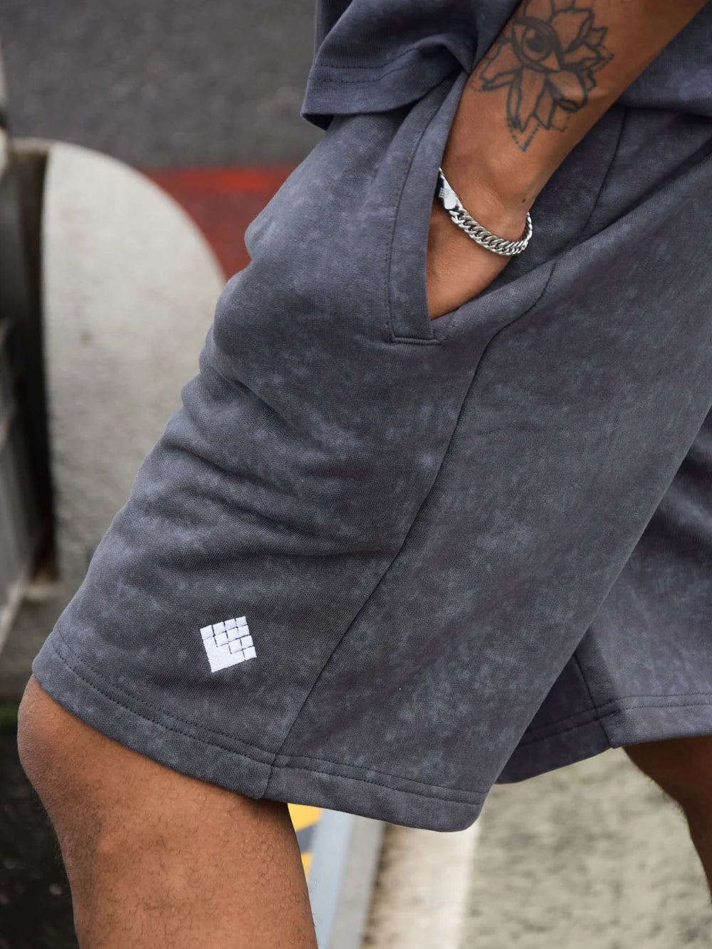 Pantalón Everyday Shorts Washed Grey