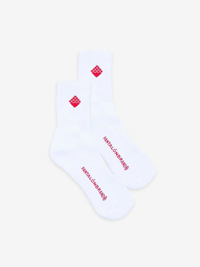 White/Red Sock Pants