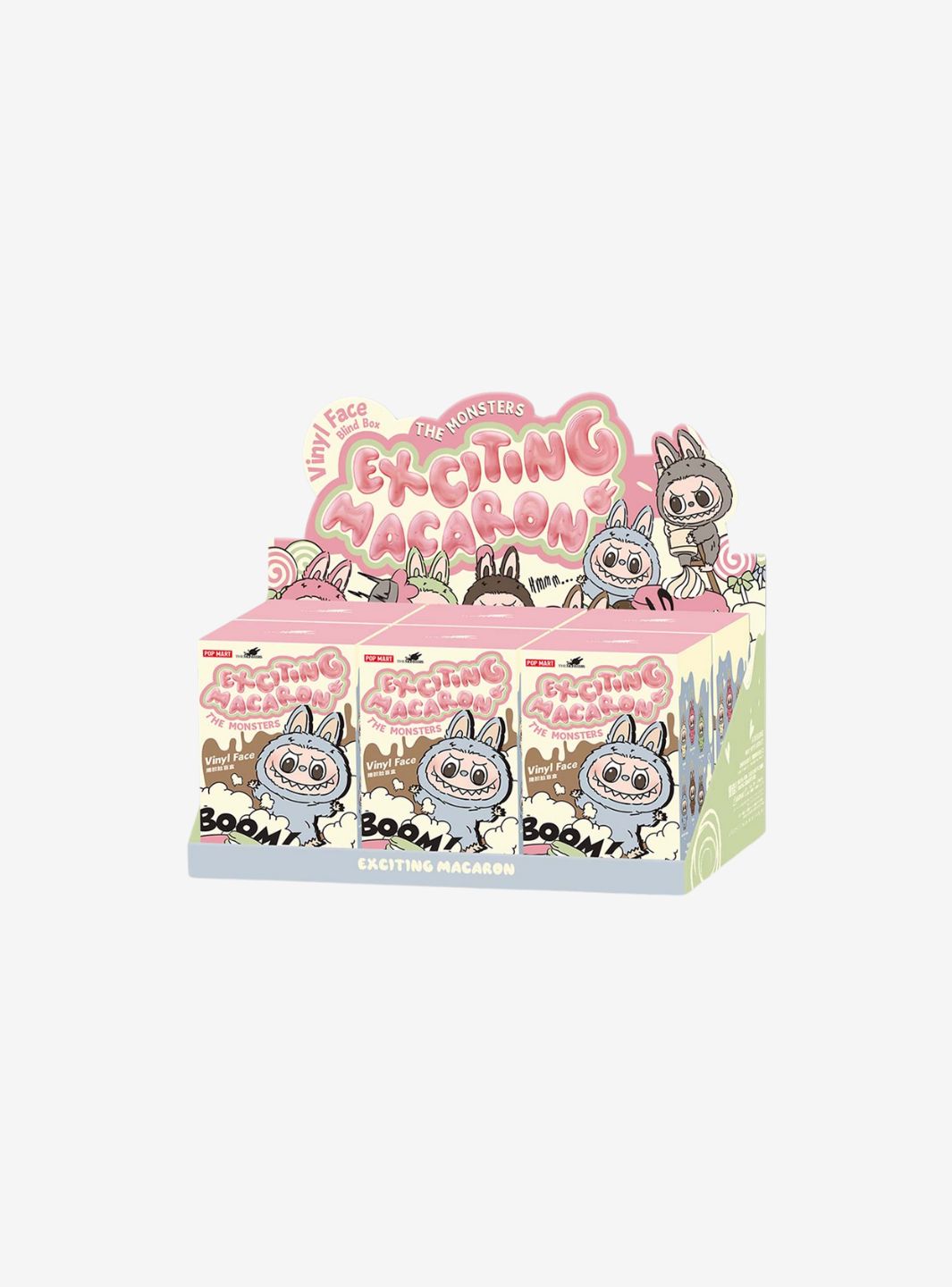 Pop Mart Labubu The Monsters Exciting Macarons Vinyl Plush Pendant (1 Blind Box) | ResellZone