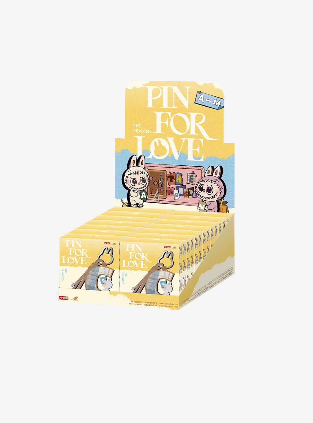 Pop Mart Labubu The Monsters Pin for Love Series Letter Pendant (A-M) (1 Blind Box) | ResellZone