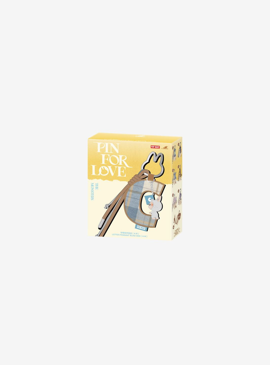 Pop Mart Labubu The Monsters Pin for Love Series Letter Pendant (A-M) (1 Blind Box) | ResellZone