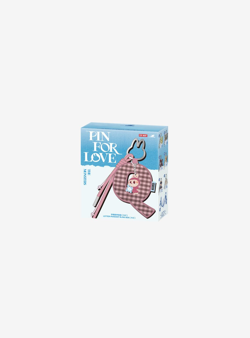 Pop Mart Labubu The Monsters Pin for Love Series Letter Pendant (N-Z) (1 Blind Box) | ResellZone
