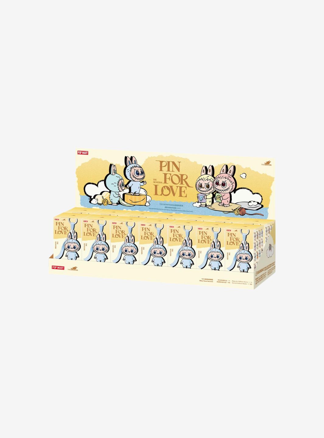 Pop Mart Labubu The Monsters Pin for Love Series Vinyl Plush Pendant (A-M) (1 Blind Box) | ResellZone