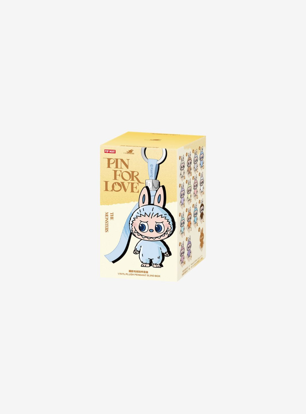 Pop Mart Labubu The Monsters Pin for Love Series Vinyl Plush Pendant (A-M) Sealed Case (14 Blind Box) | ResellZone