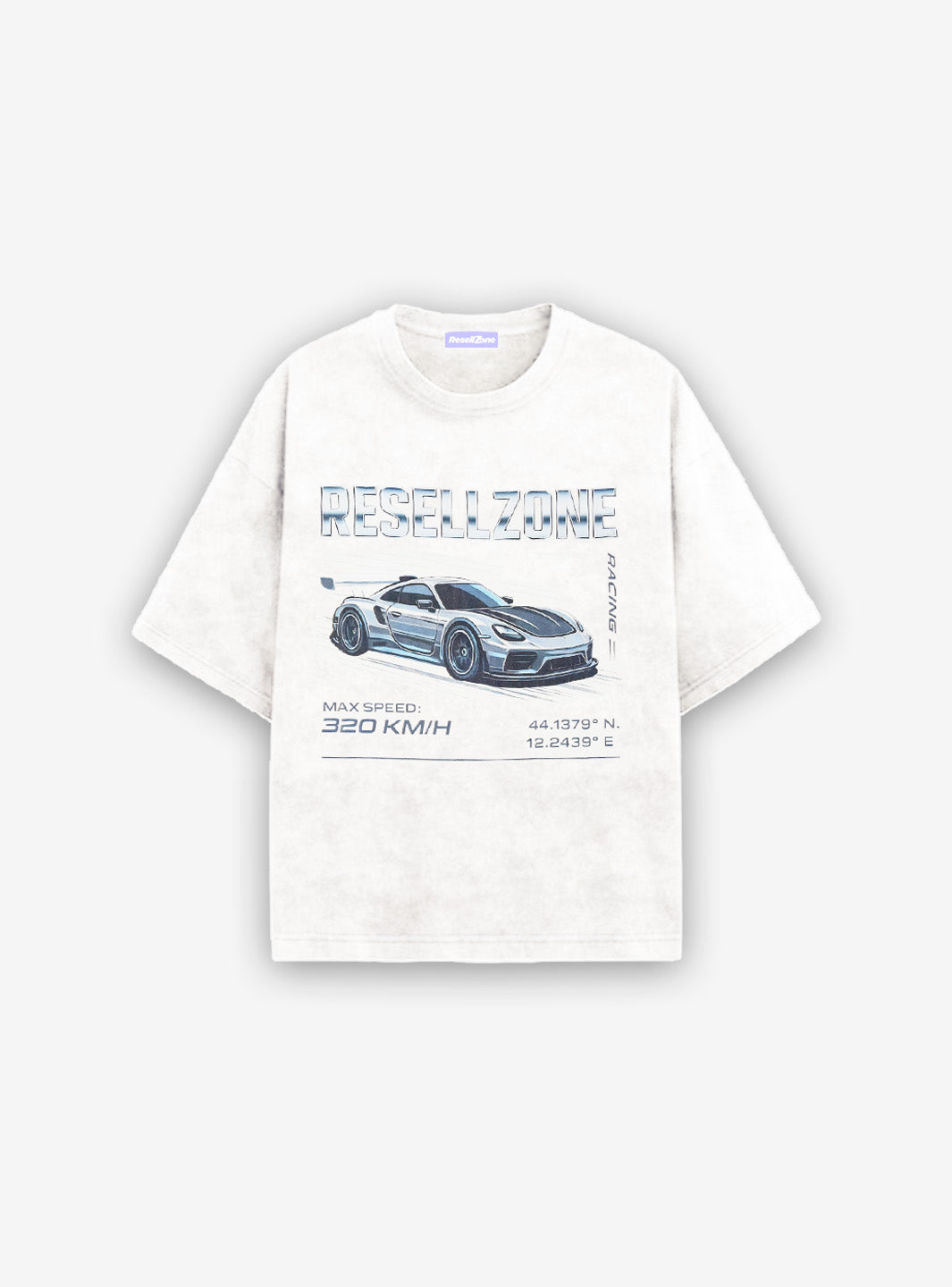 Racing Division T-Shirt Washed Cream | ResellZone