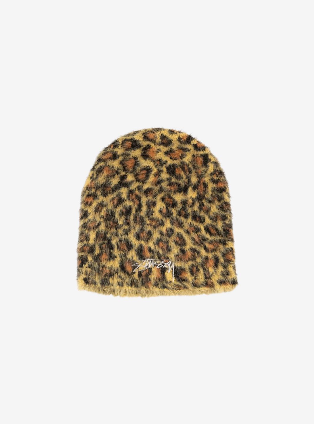 Stussy Leopard Skullcap Beanie Brown | ResellZone