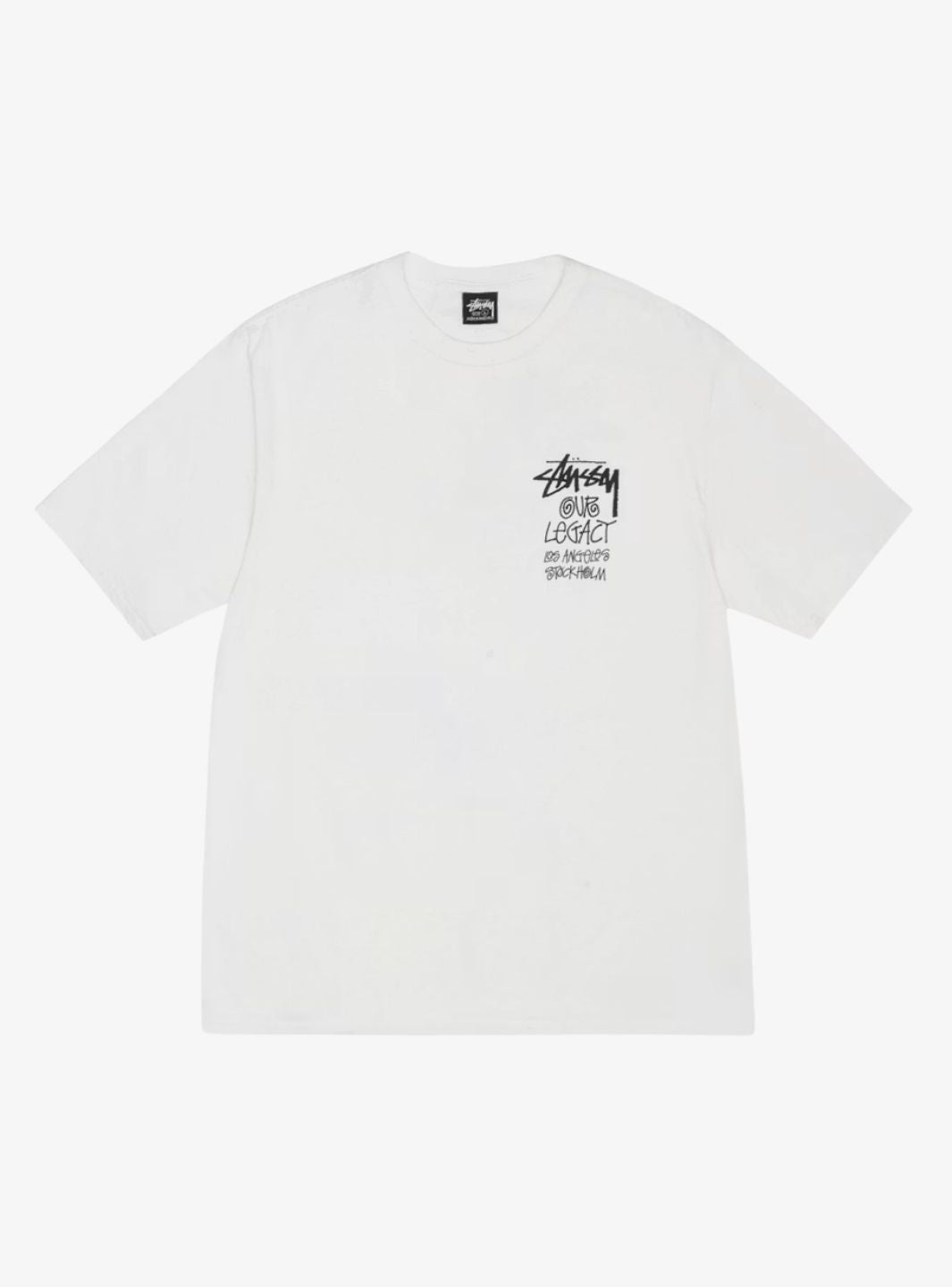 Stussy x Our Legacy Work Shop 8 Ball Yin Yang Pigment Dyed Tee Natural