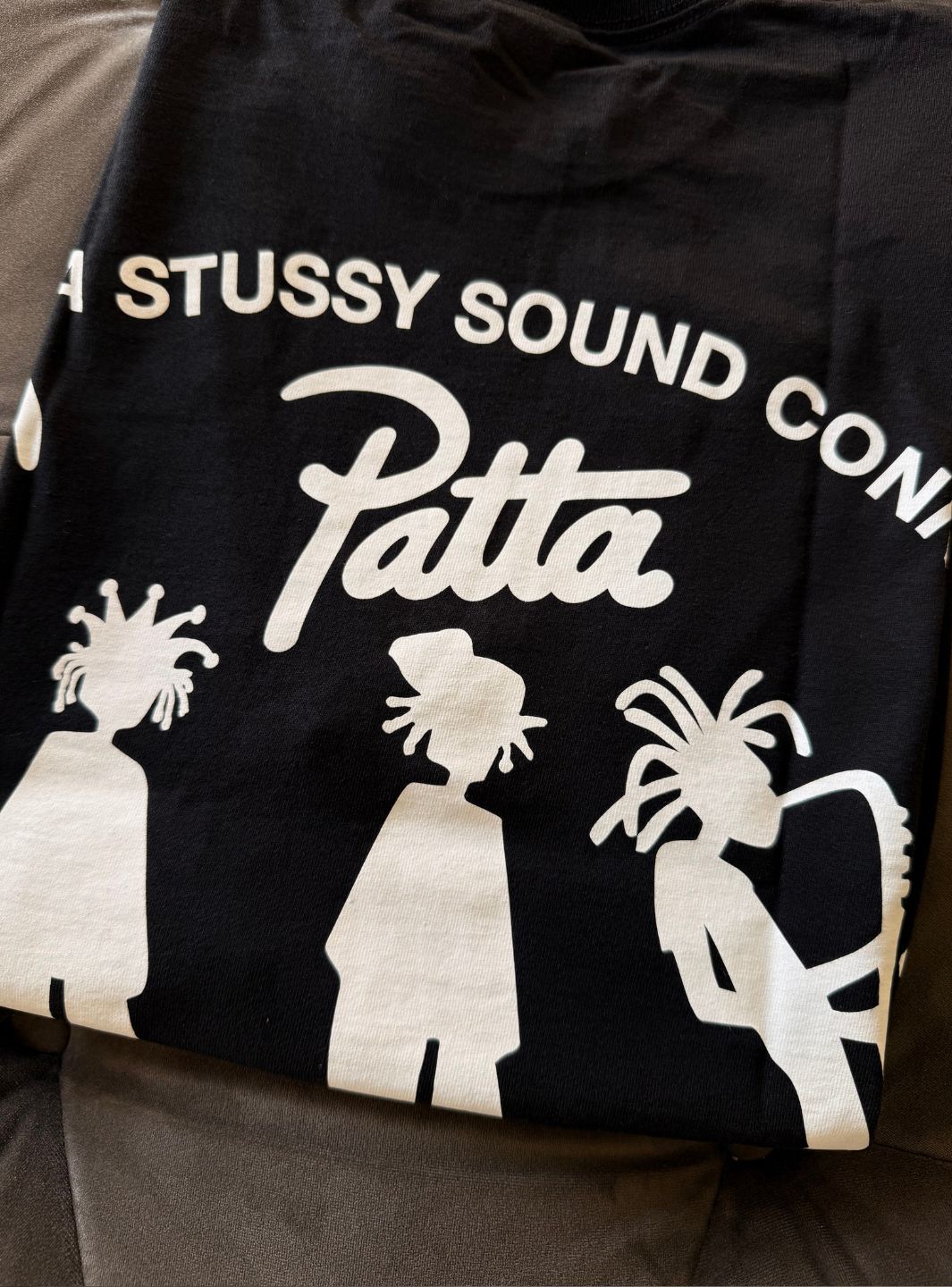 Stussy x Patta Sound Connection T-Shirt Black | ResellZone