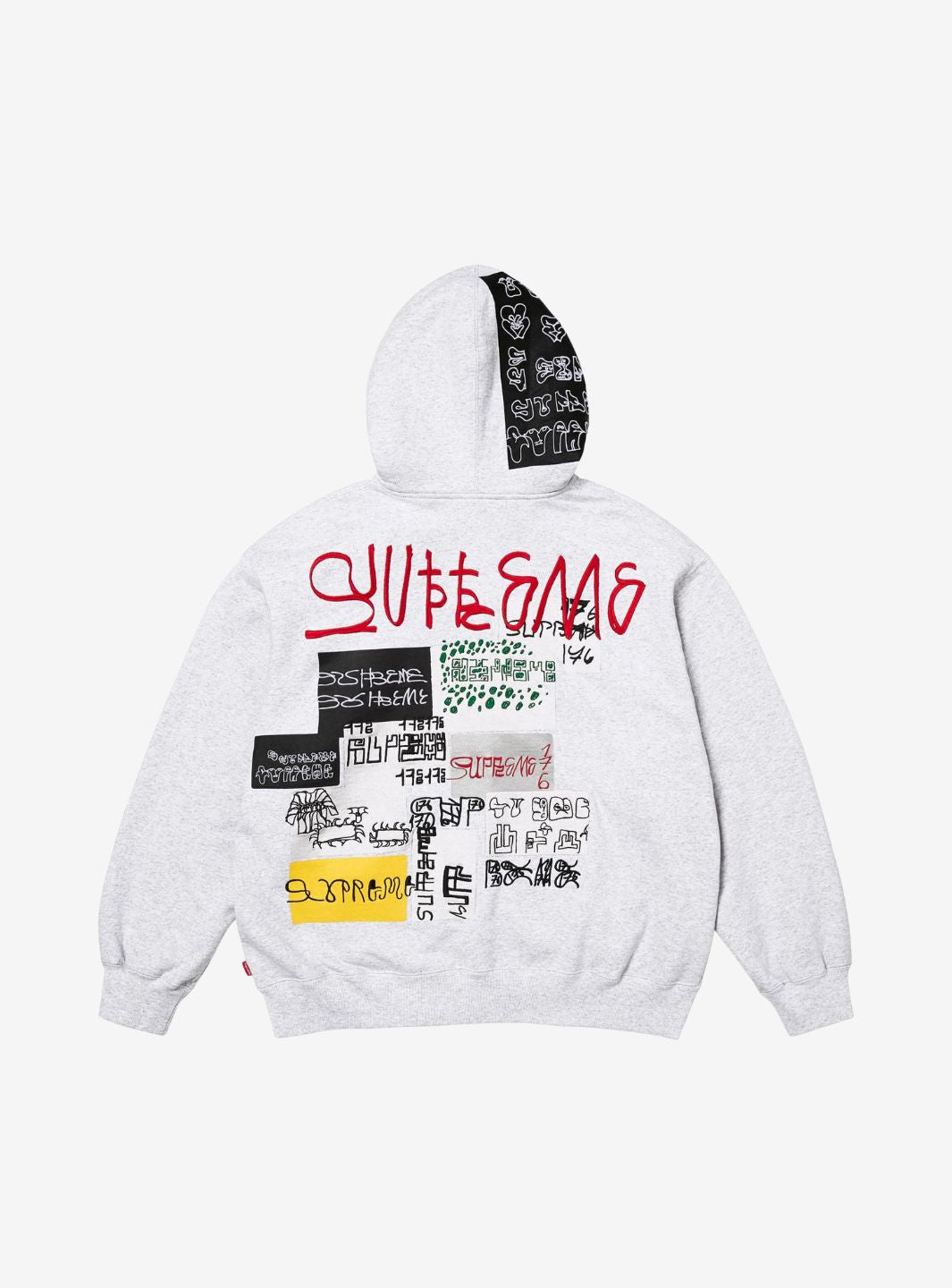 Supreme 176 Zip Up Hooded Sweatshirt Heather Grey | ResellZone